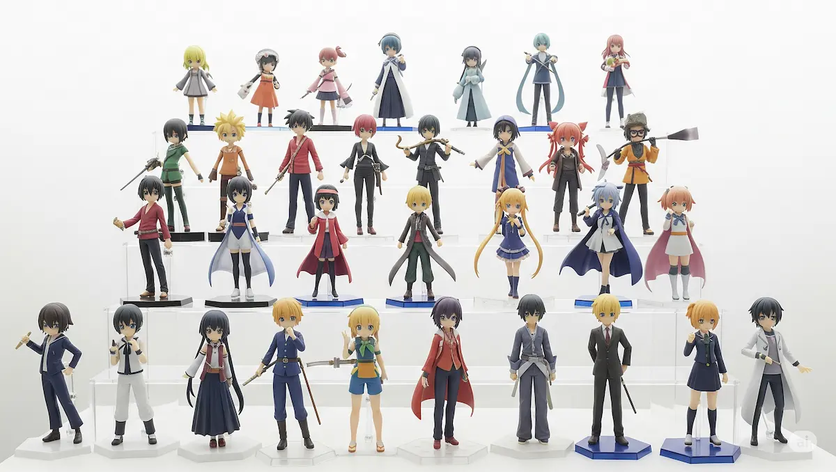 フィギュアひな壇｜100均徹底比較！ダイソー・セリア活用術