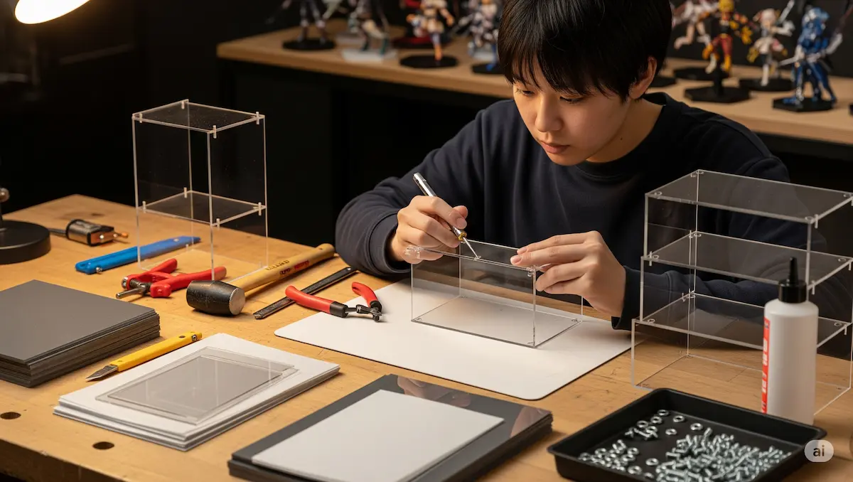フィギュア棚をアクリルで自作！失敗しない方法とコツを解説