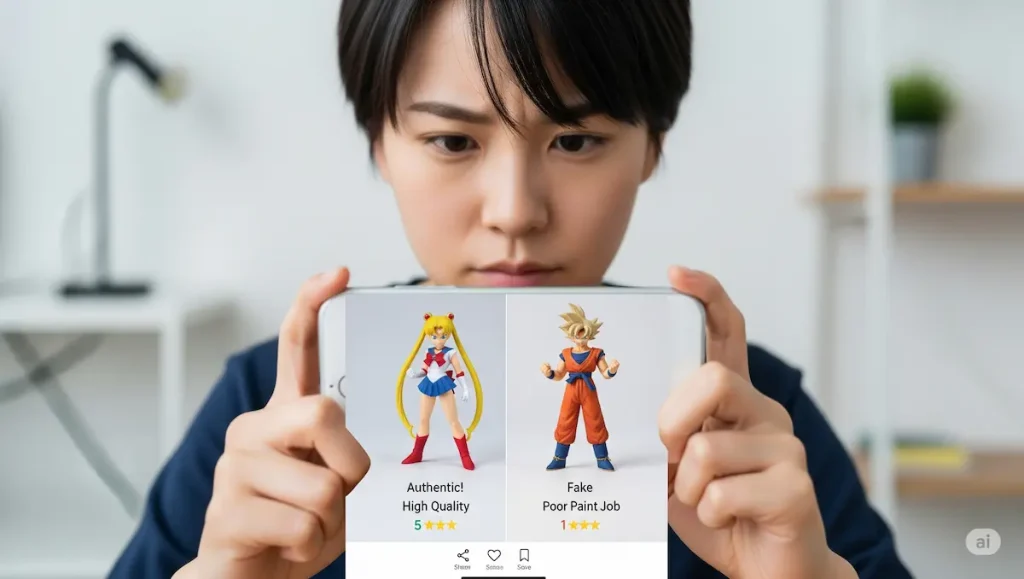 海賊版フィギュアレビューも参考に