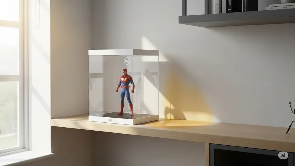 フィギュアの日焼けを防ぐには？