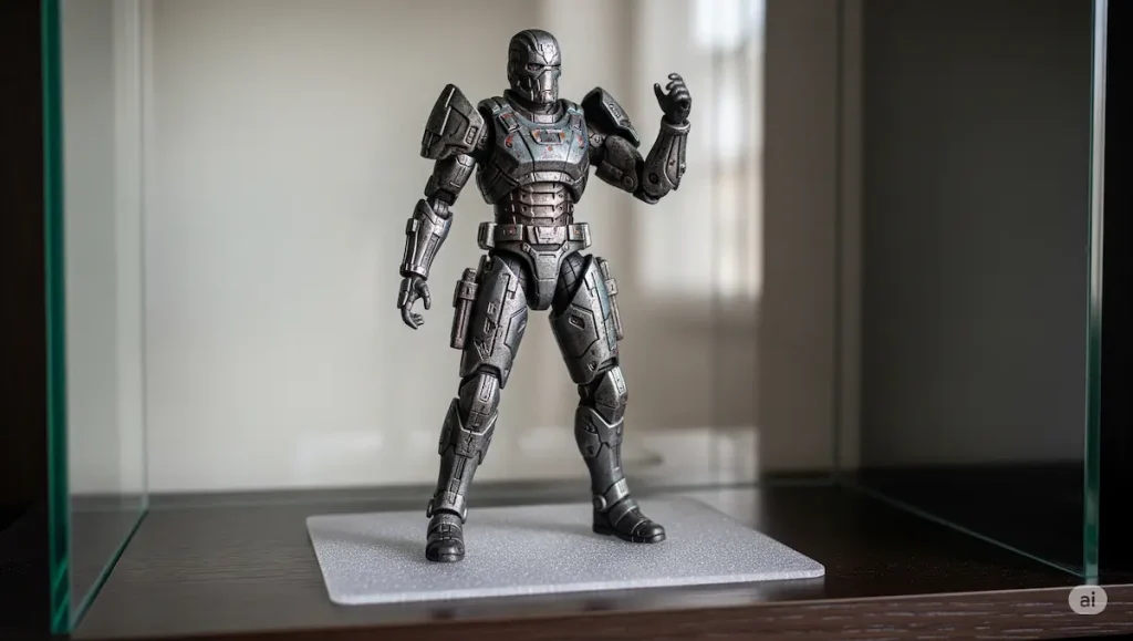 フィギュアケースには耐震マットが有効