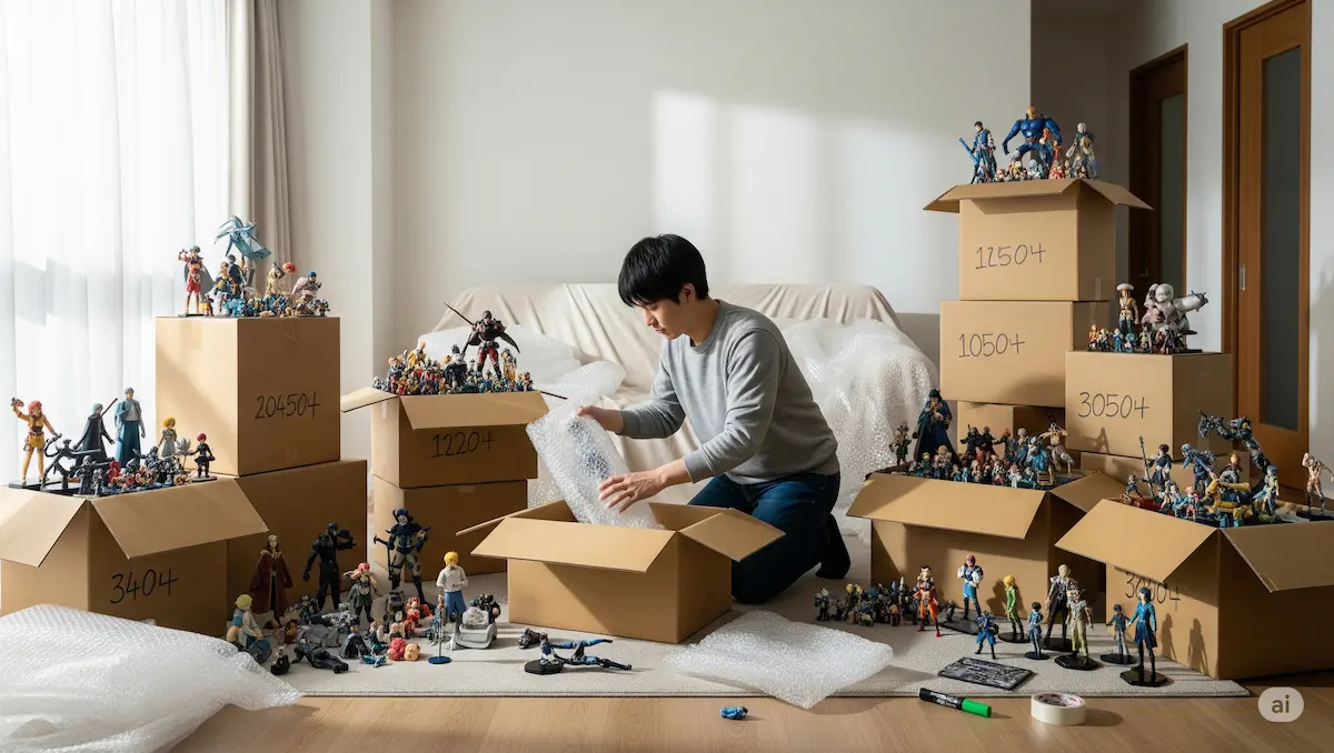 【完全版】フィギュアの引っ越し方法！梱包から運搬まで徹底解説