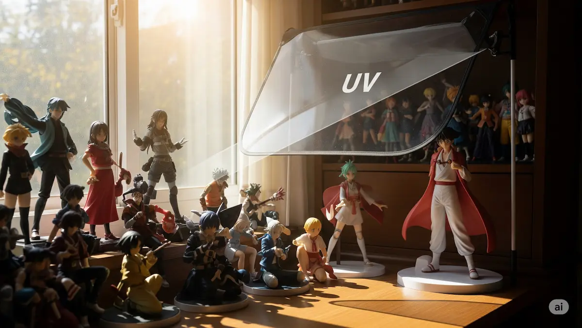 フィギュアのUVカット対策｜大切なコレクションを劣化から守る