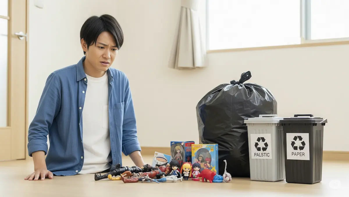 フィギュアは燃えるゴミ？捨て方と分別ルールを解説