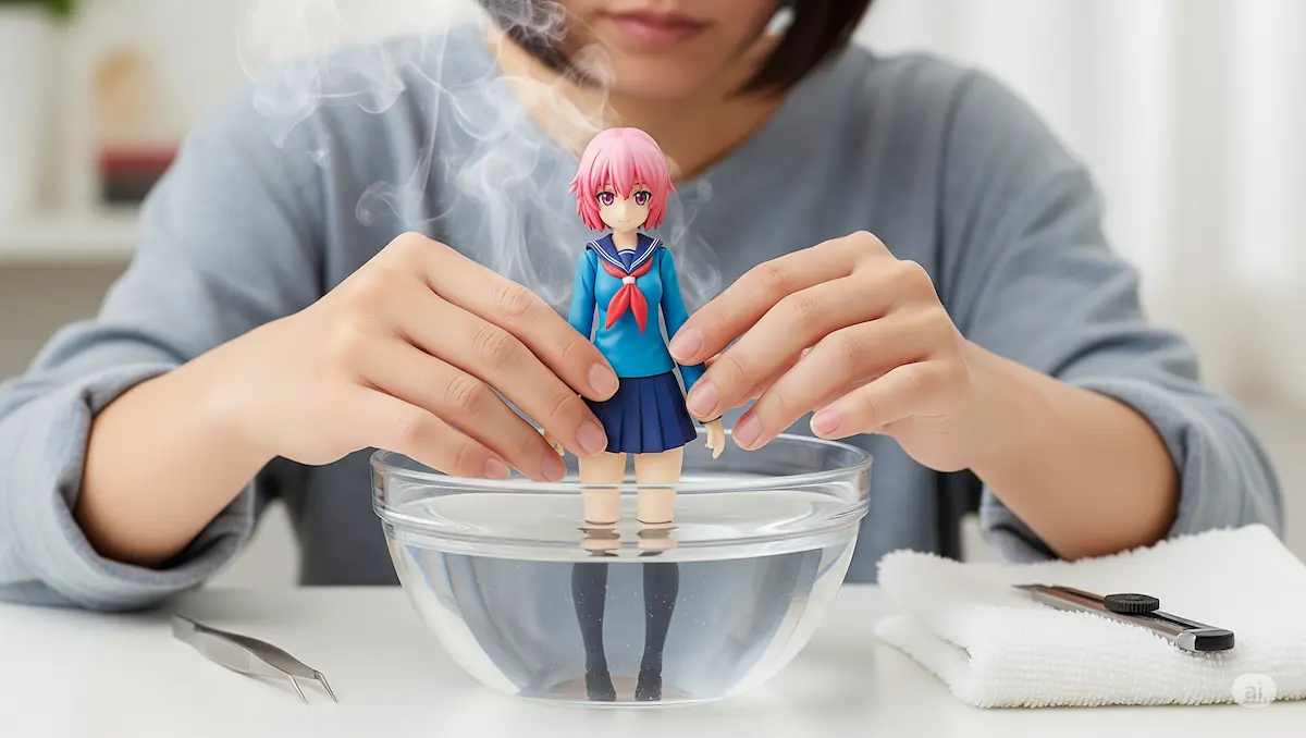 フィギュア分解はお湯が基本！安全なやり方と注意点を解説