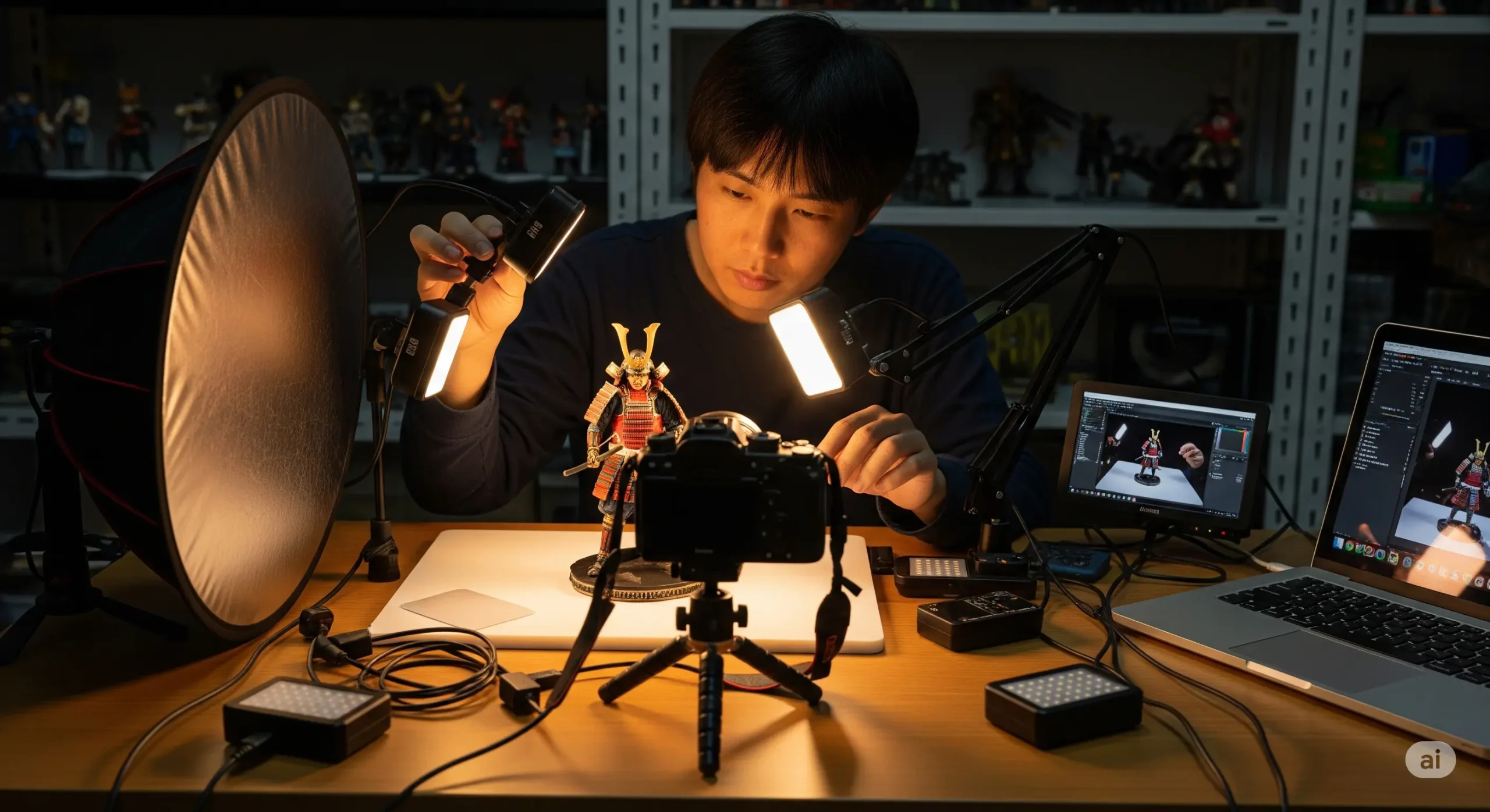 フィギュア撮影ライトの選び方！おすすめと100均活用術