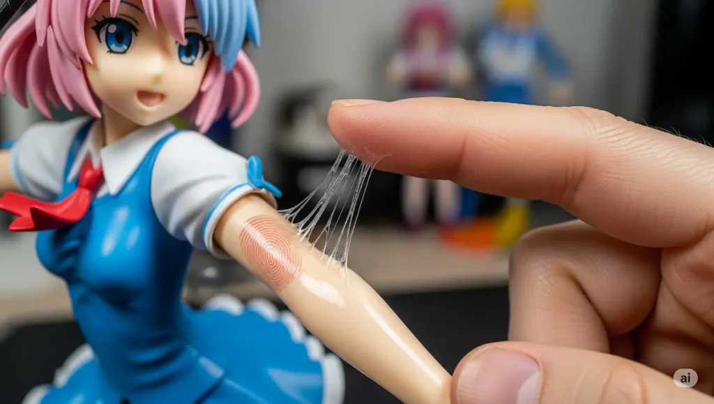 可塑剤が原因のフィギュアのベタベタ