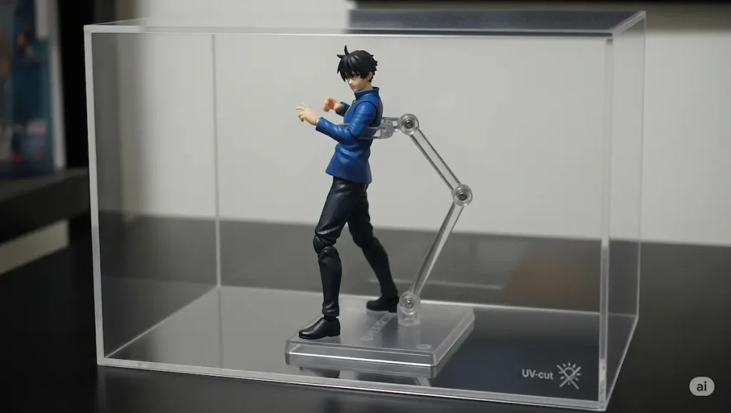 フィギュアの傾きを防止する保管方法