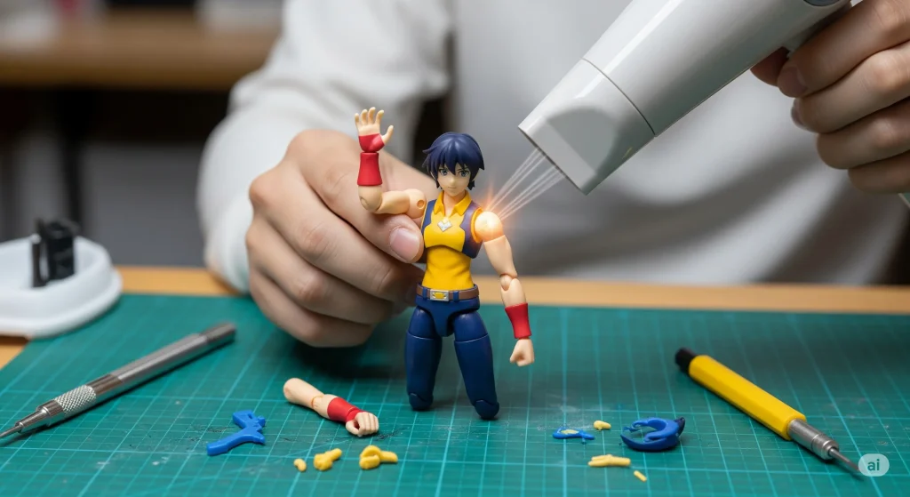 フィギュア分解時の接着剤の外し方