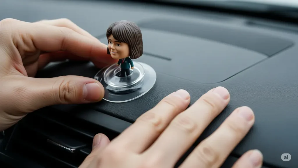 跡が残りにくいフィギュア固定シールとは