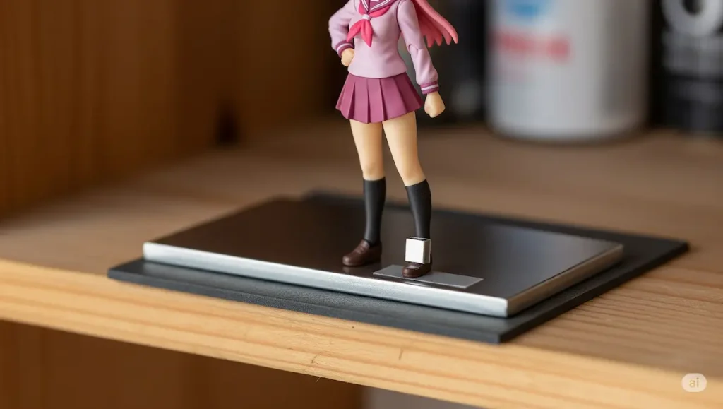 100均アイテムでできるフィギュア固定術