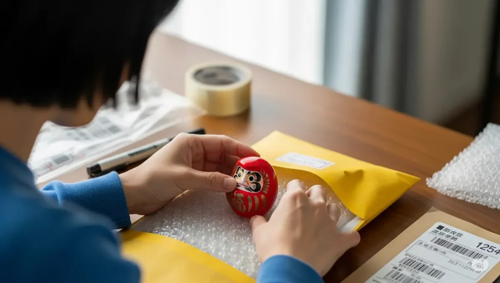 小さいフィギュア梱包は封筒でも可能か