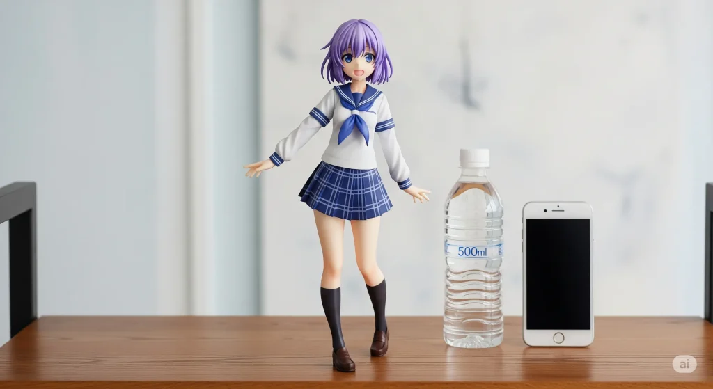 18スケールのフィギュアの大きさは？