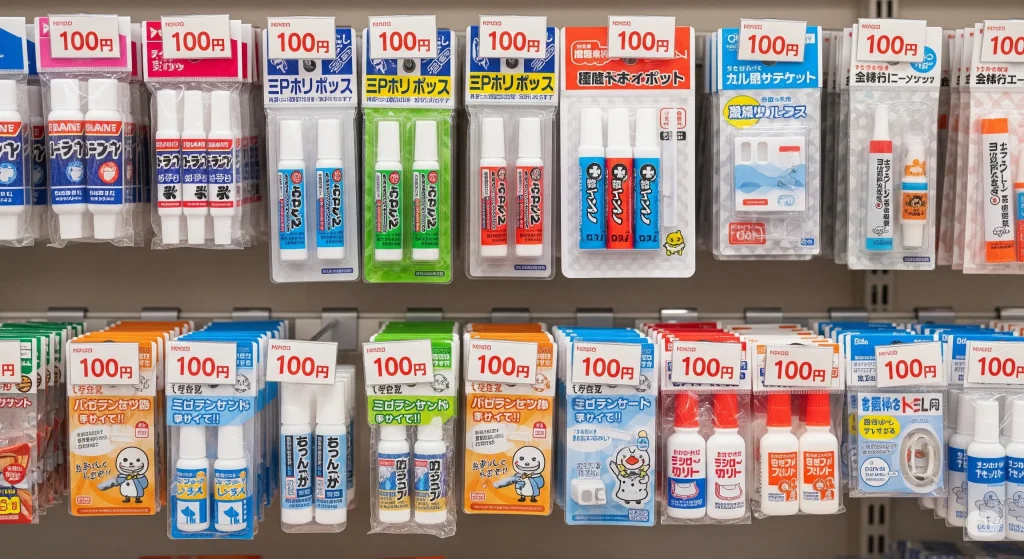 ダイソーで買えるフィギュア用接着剤
