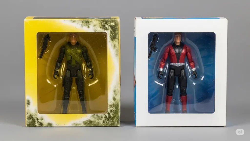 未開封で10年経過したフィギュアの状態