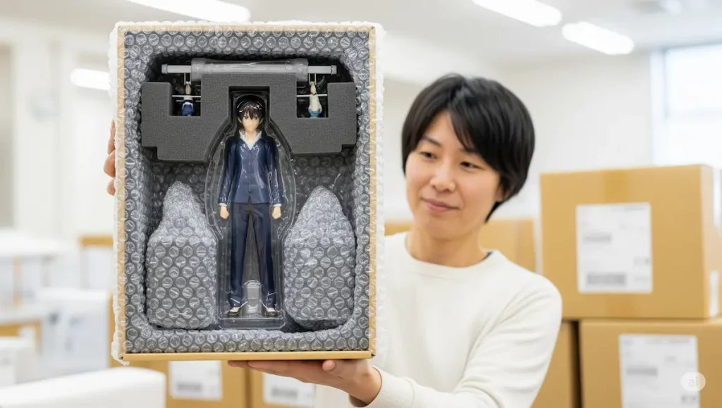 取引評価を上げる丁寧なフィギュア梱包