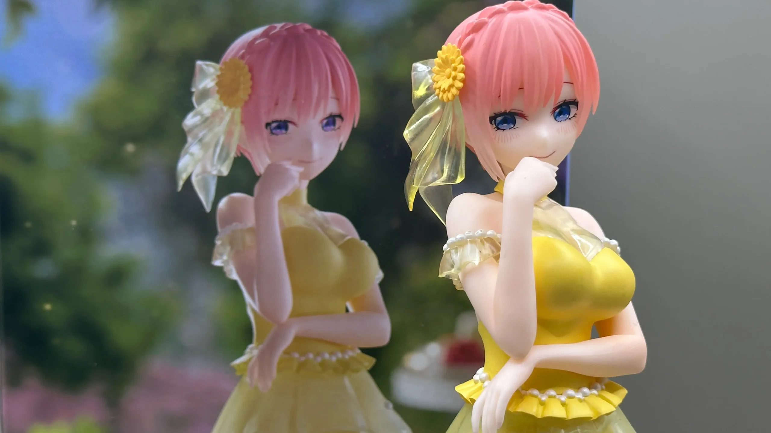 中野一花パステルドレス-1