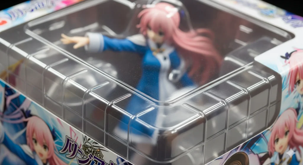 フィギュアの箱の中にプラスチックが入っているのはなぜ？