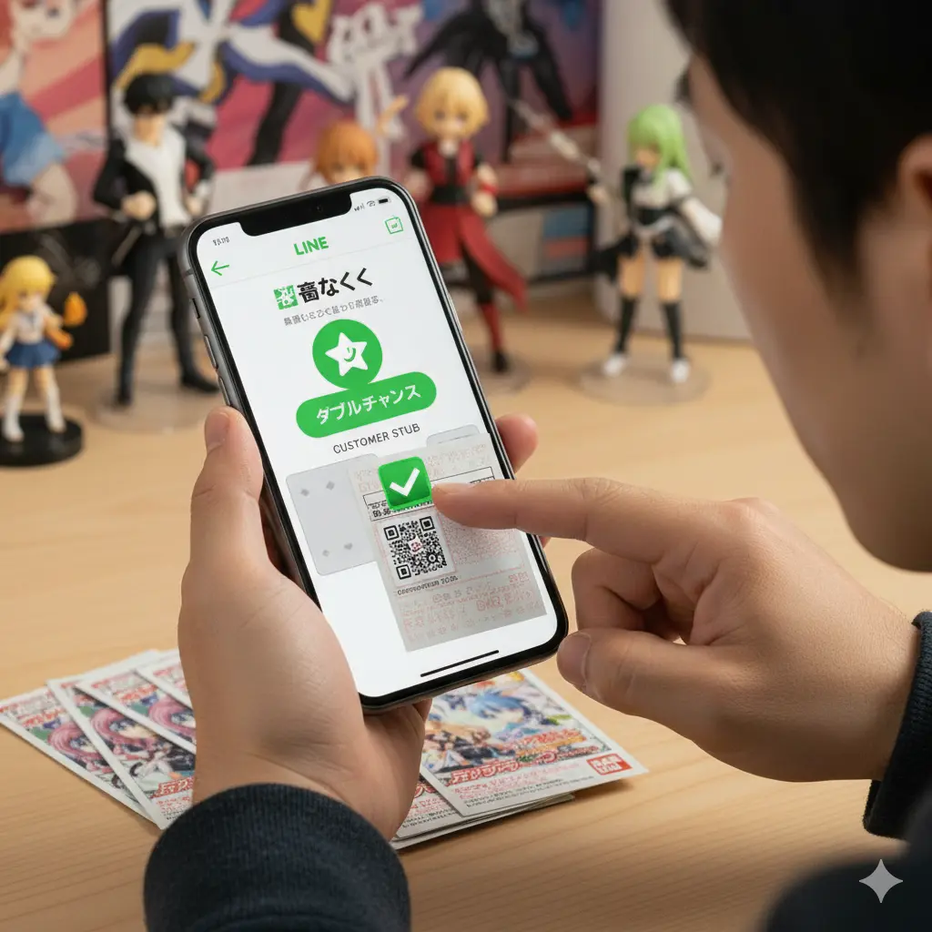 LINEを使った簡単な応募方法