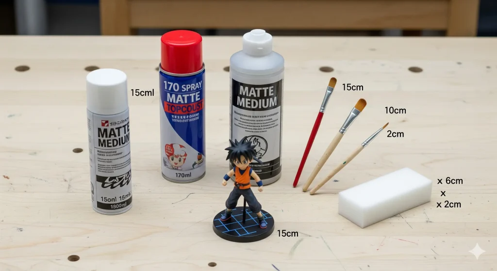 フィギュアの気になるテカリを消す方法