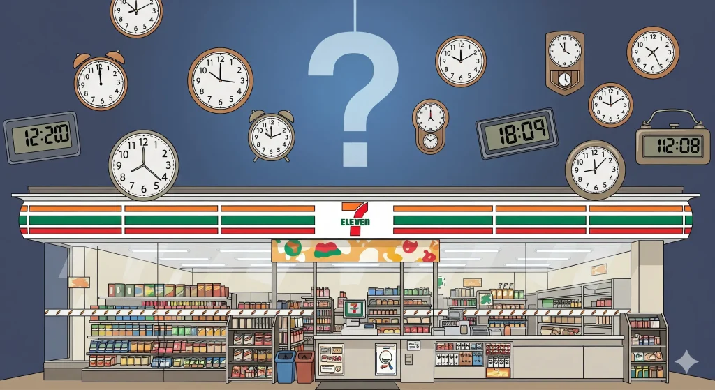一番くじの時間は店舗裁量なセブン