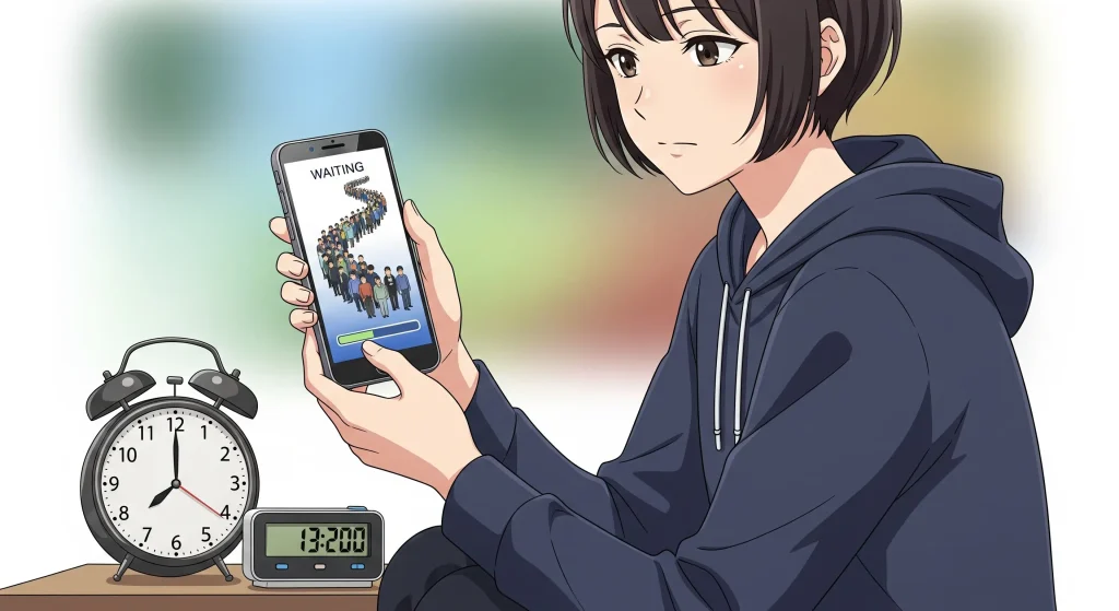 長い順番待ちを乗り切るには