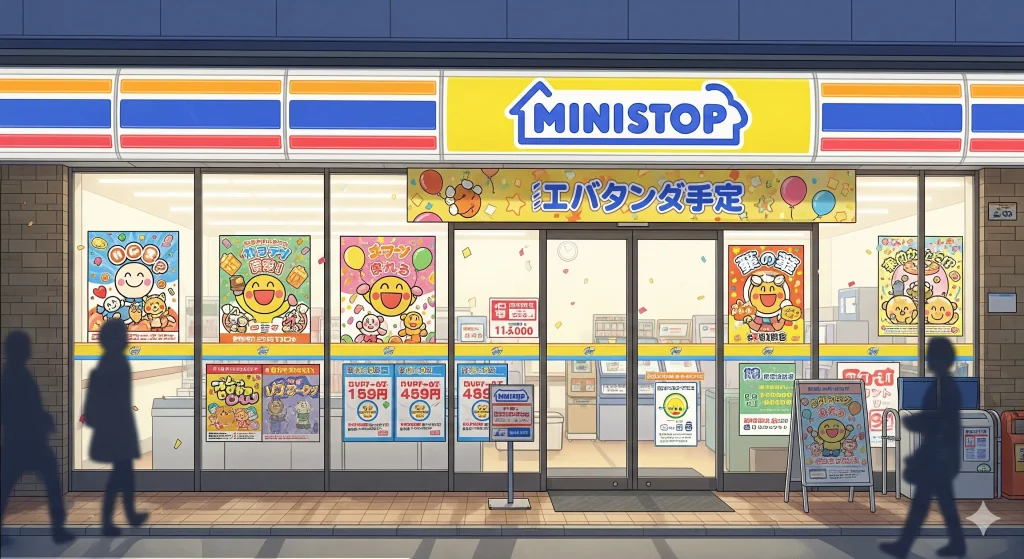 ミニストップでの一番くじ取り扱い