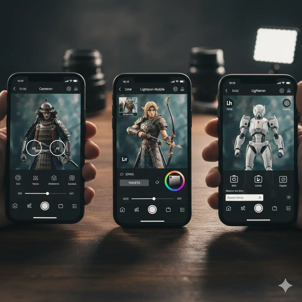 便利なフィギュア撮影スマホアプリ3選