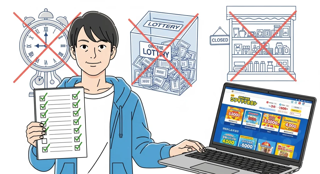 一番くじオンライン売り切れ対策まとめ