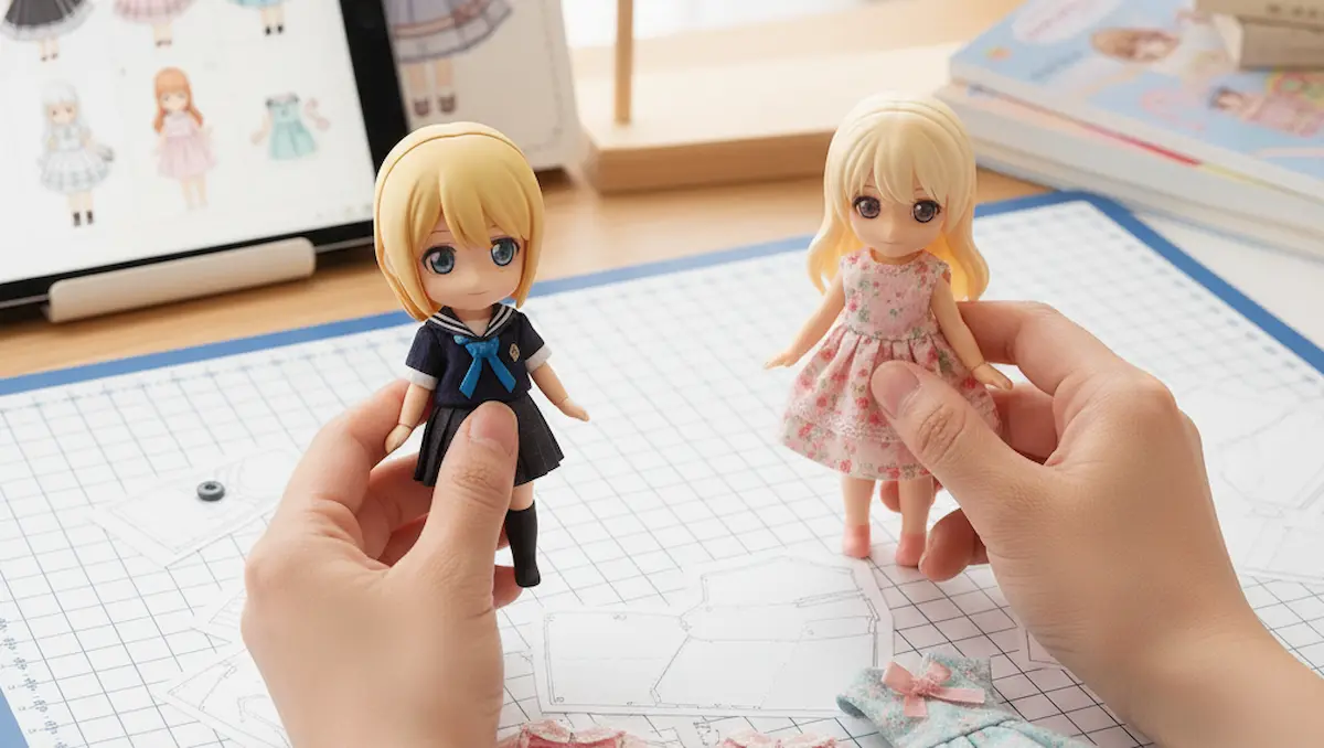 ねんどろいど服の作り方を解説！初心者向け簡単自作入門