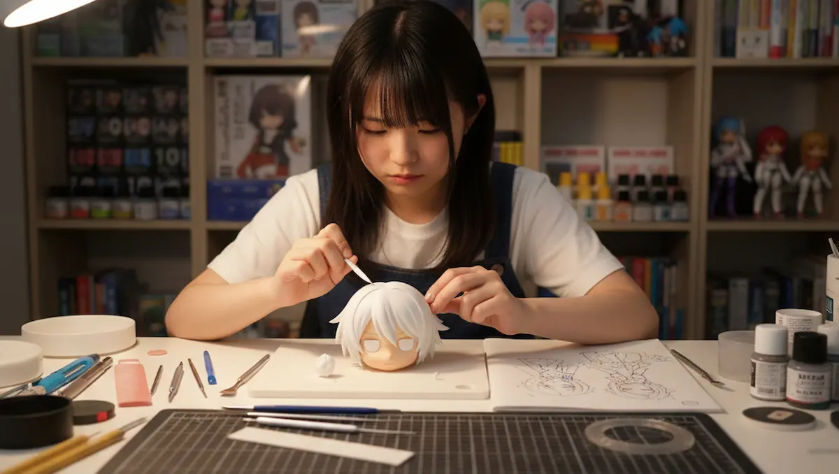 ねんどろいど髪の毛の作り方！自作から改造まで徹底解説