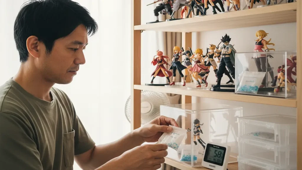 フィギュア保管の乾燥剤選び｜湿気とカビから守る方法