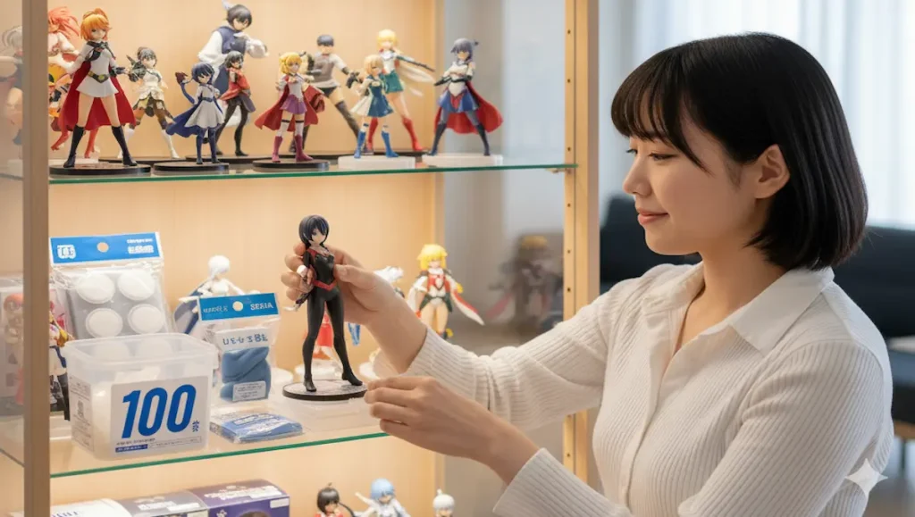 フィギュア転倒防止策！100均グッズとおすすめ固定法
