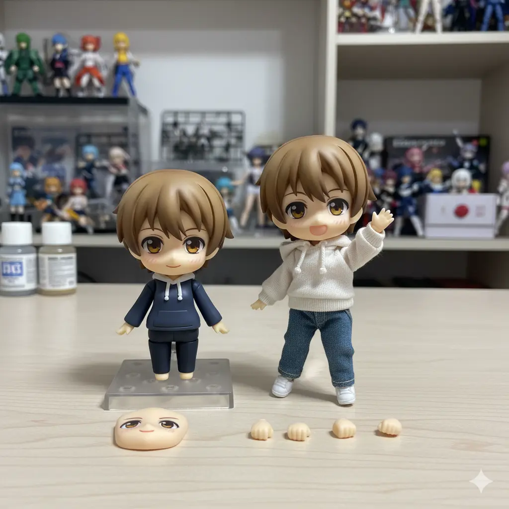 ねんどろいどとねんどろいどどーるを比較