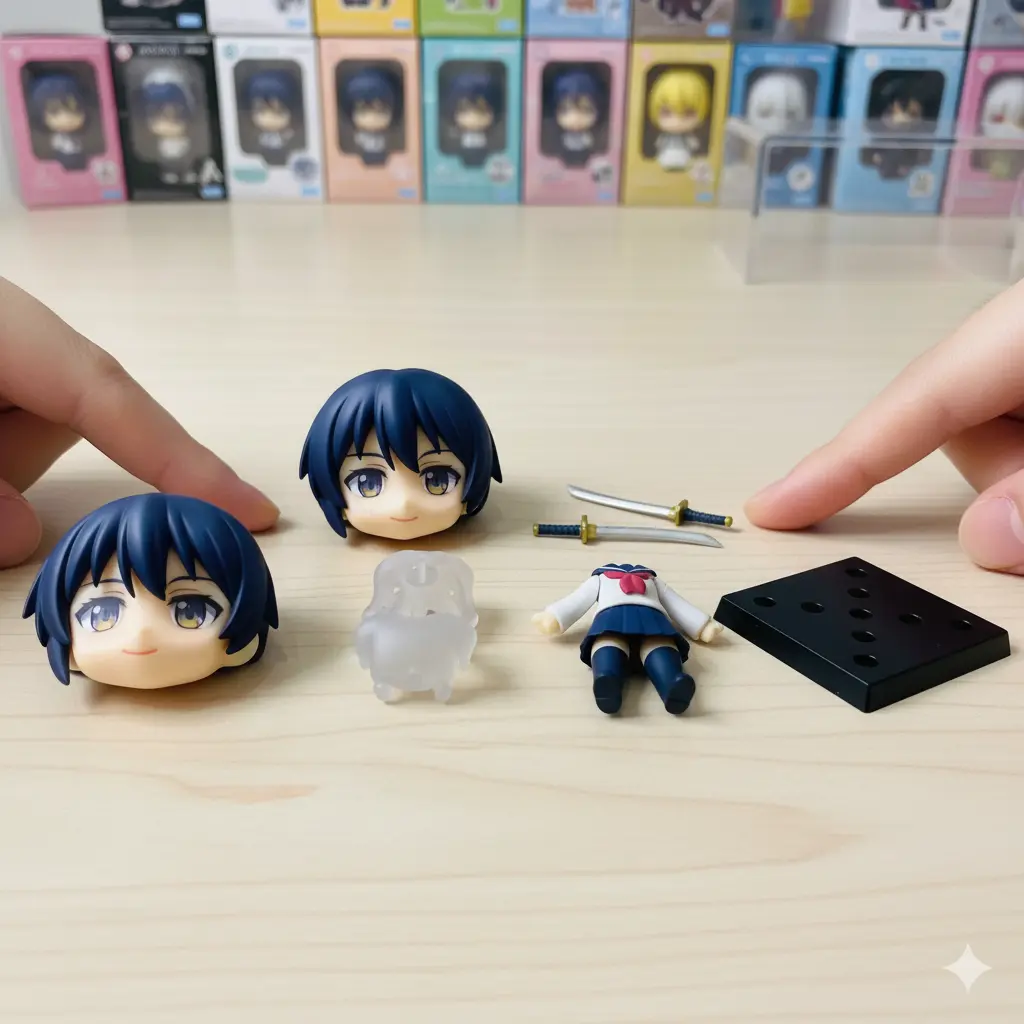 ねんどろいどは主にPVCとABSで構成