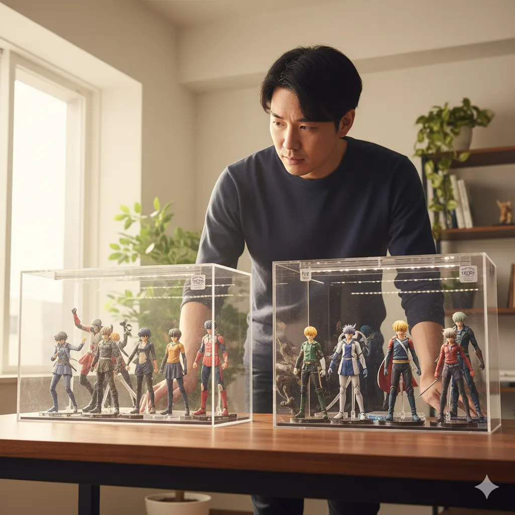 フィギュアはケースに入れるべきですか？