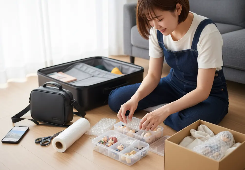 フィギュア旅行に必須の持ち運び方法