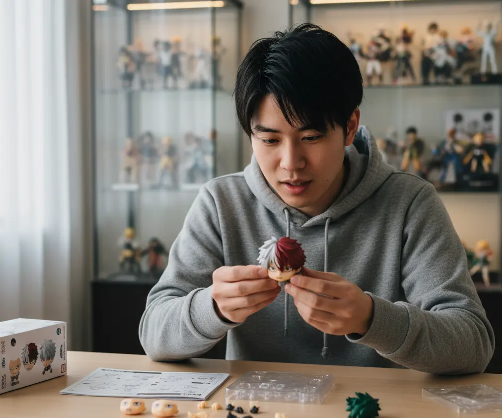 ねんどろいどの分解でパーツ構成を理解する