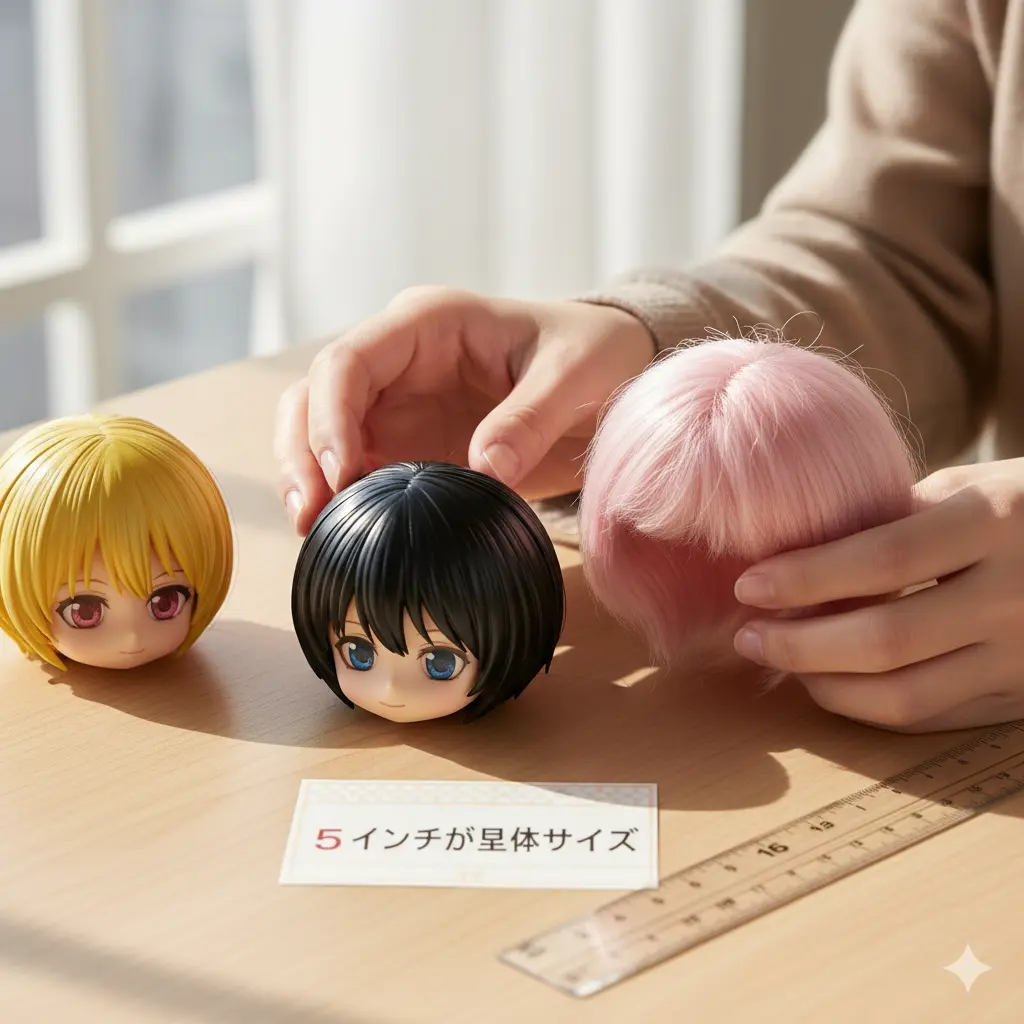 ねんどろいどヘッドには5インチが基本