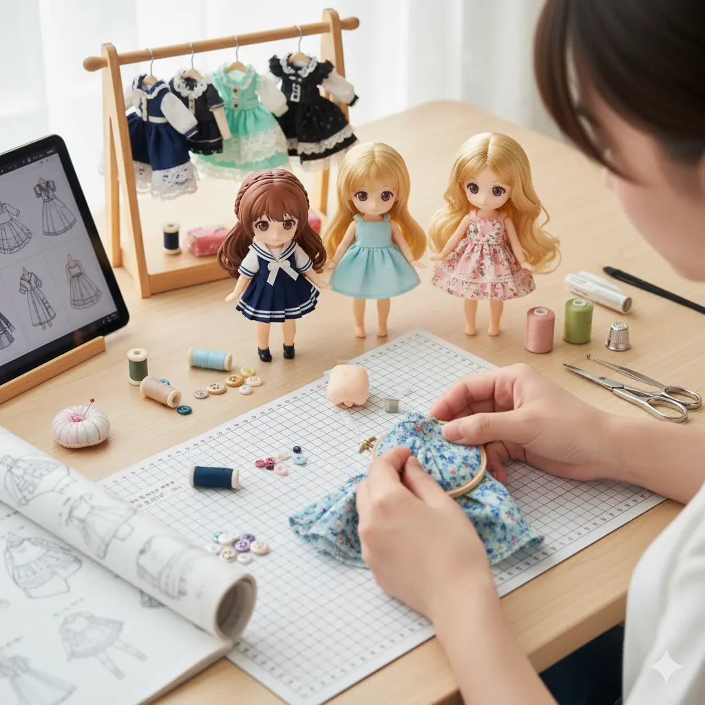 ねんどろいどどーる服は手縫いでも可能？