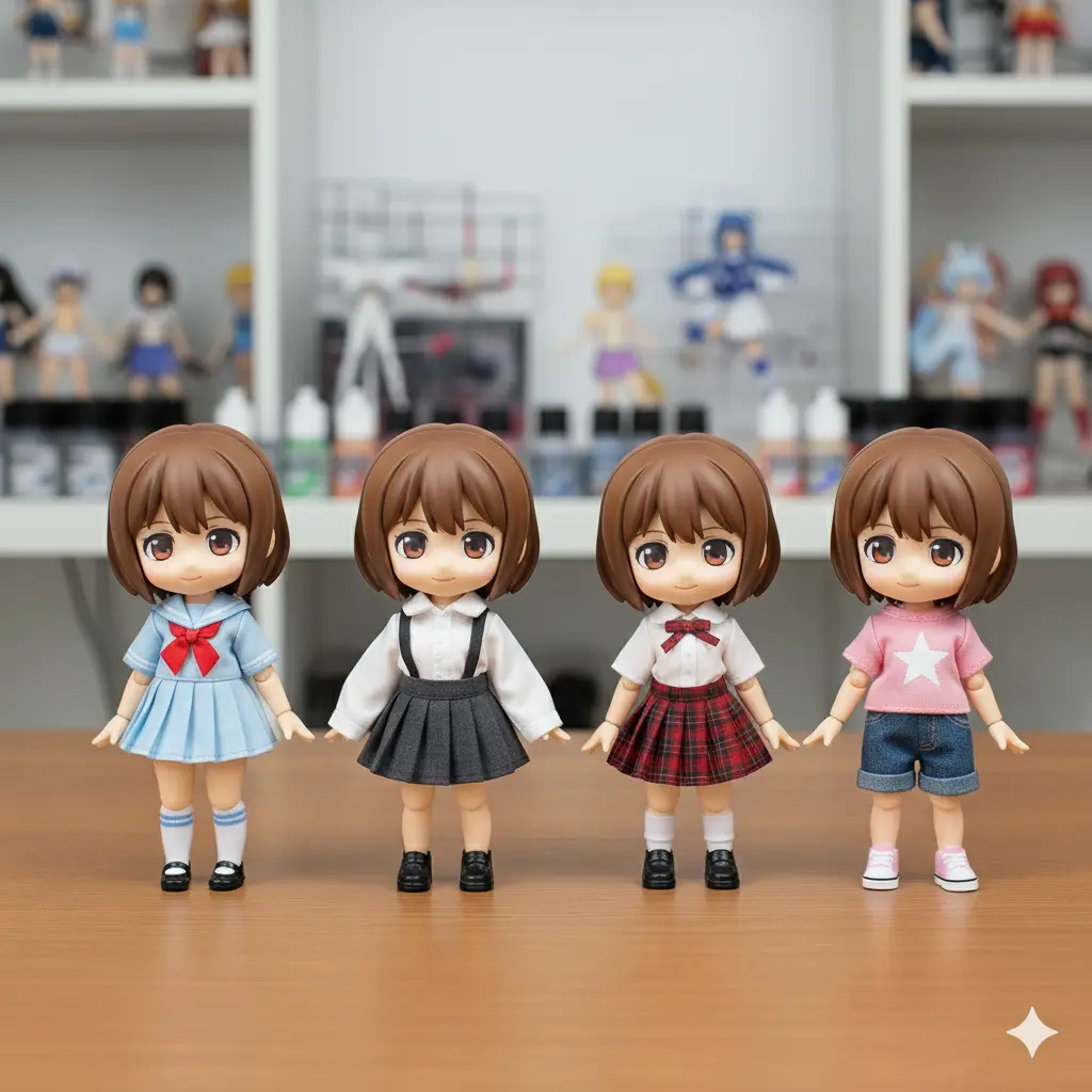オビツ11とねんどろいどどーるの身長調整