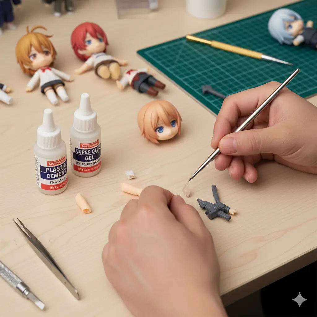 改造や修理に使うねんどろいどの接着剤の種類