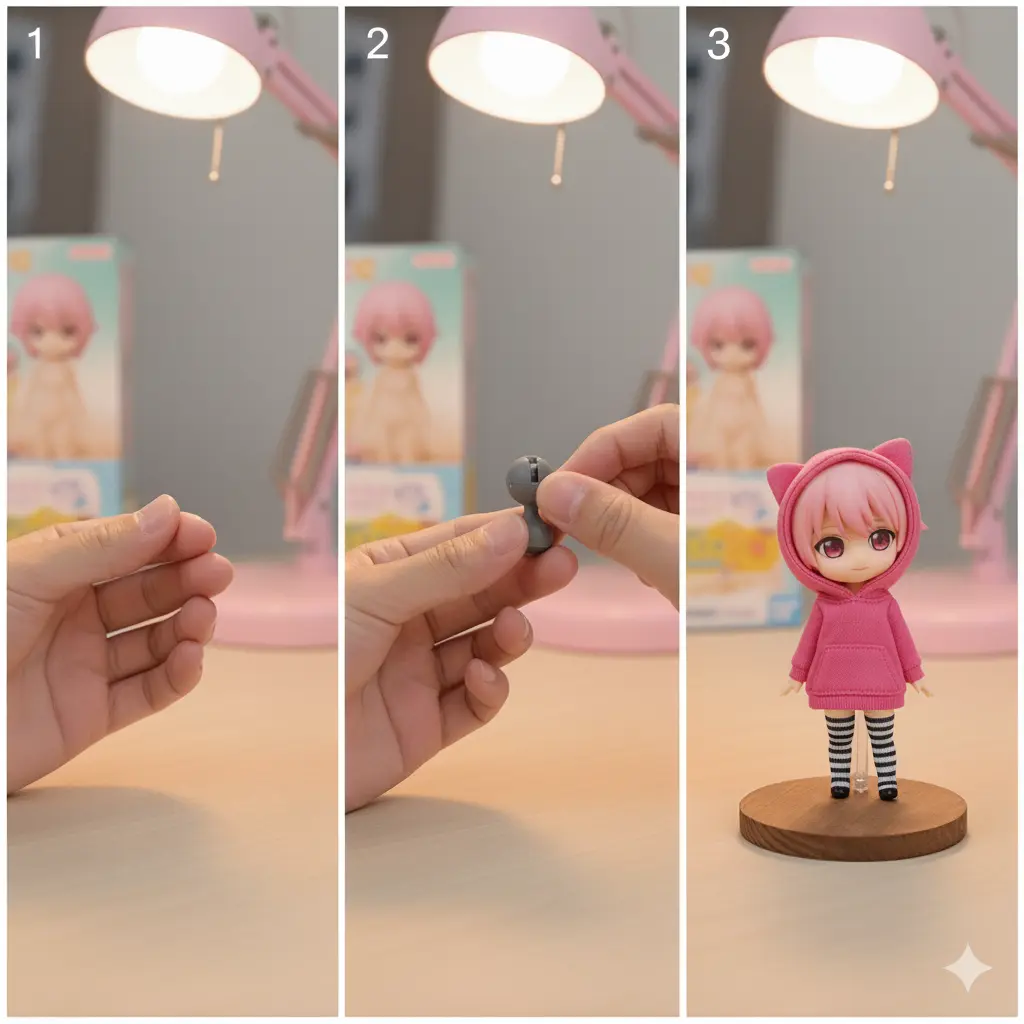 オビツ11へのねんどろいど付け方