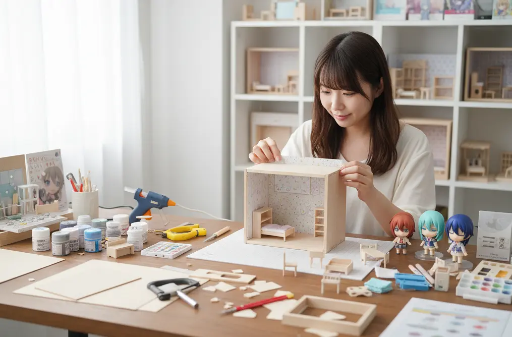 基本的なドールハウスの作り方の手順