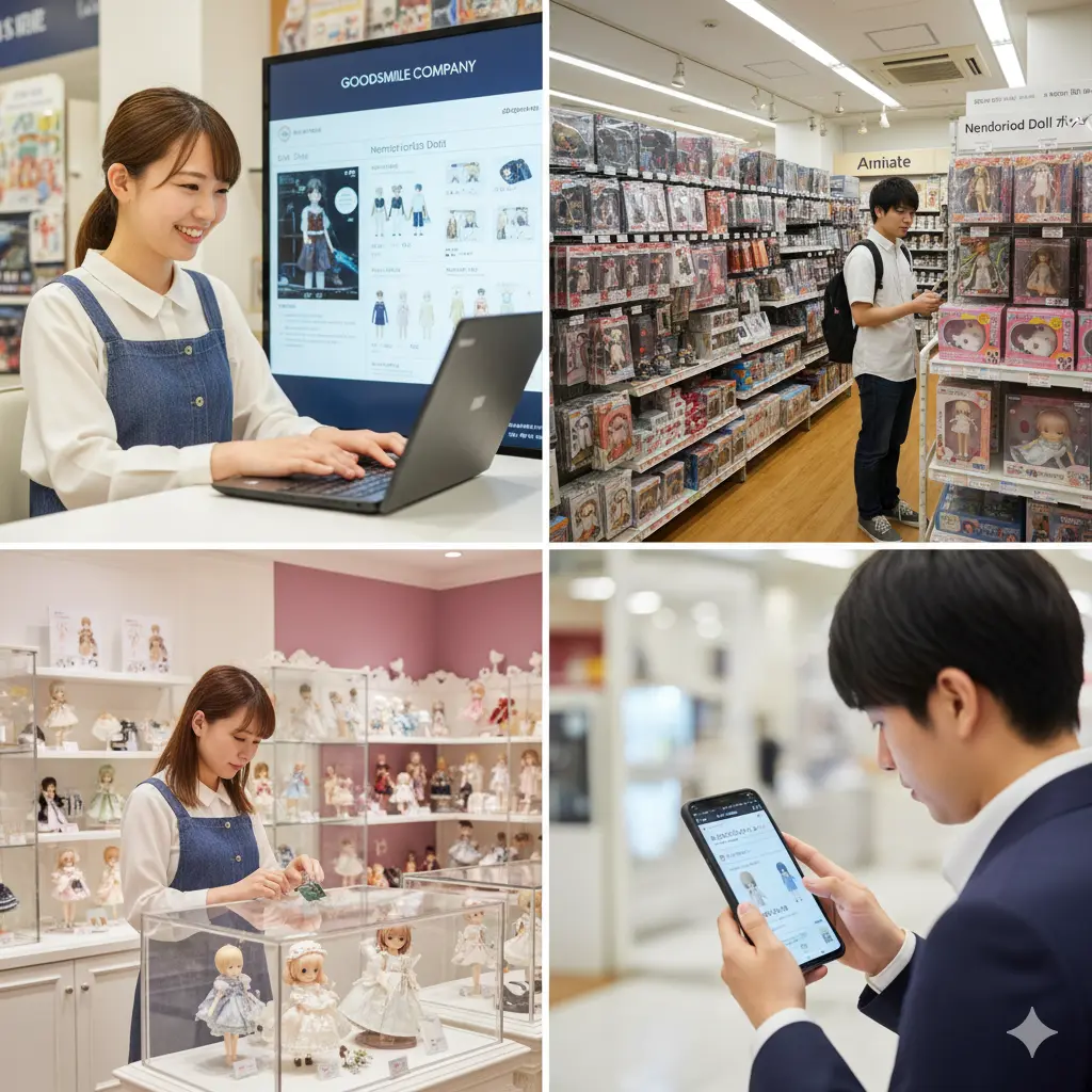 ねんどろいどどーるのボディはどこで売ってる？