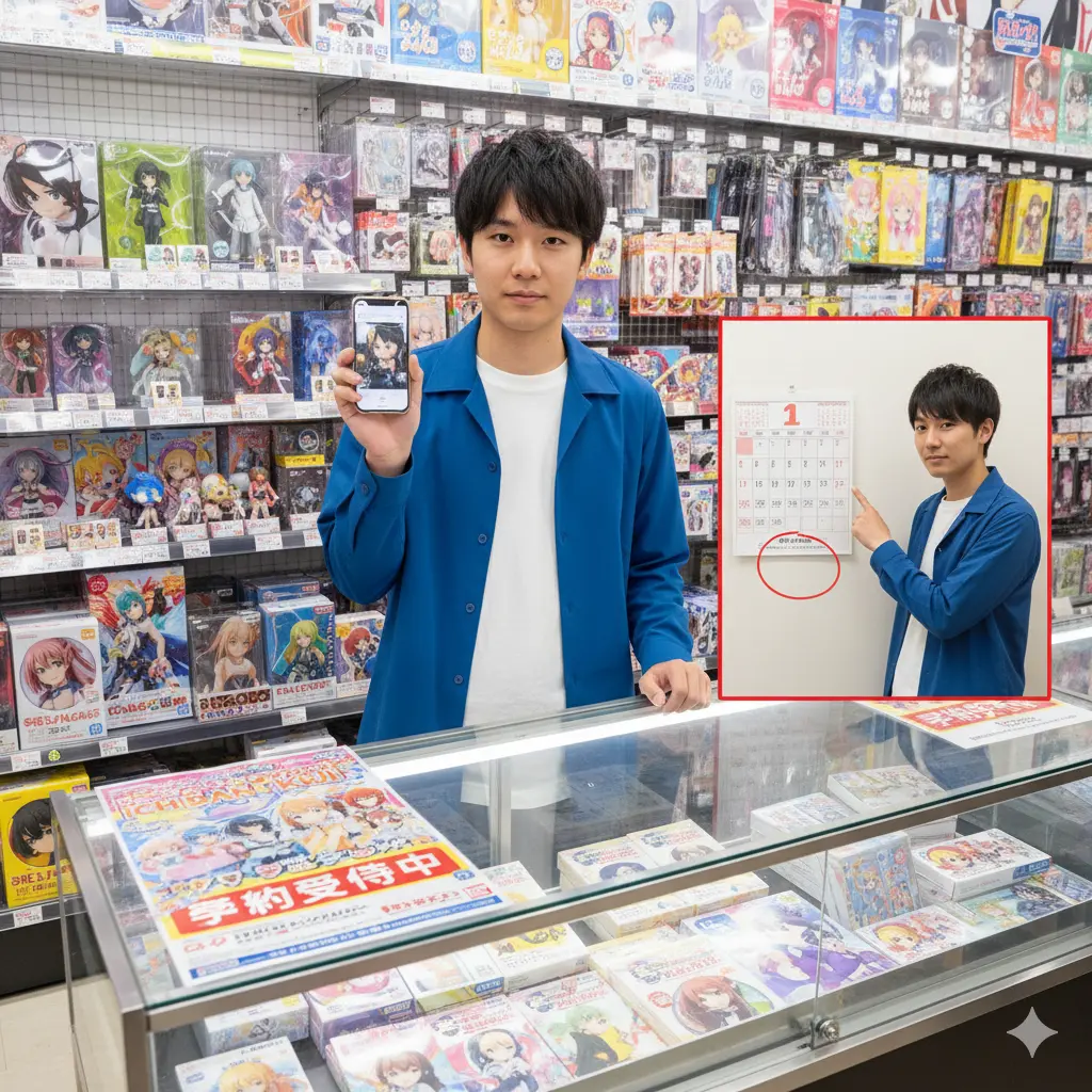 アニメイトでのロット予約について