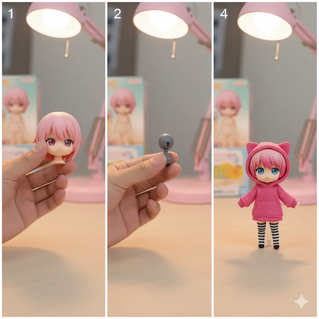 ピコドーへのねんどろいど付け方