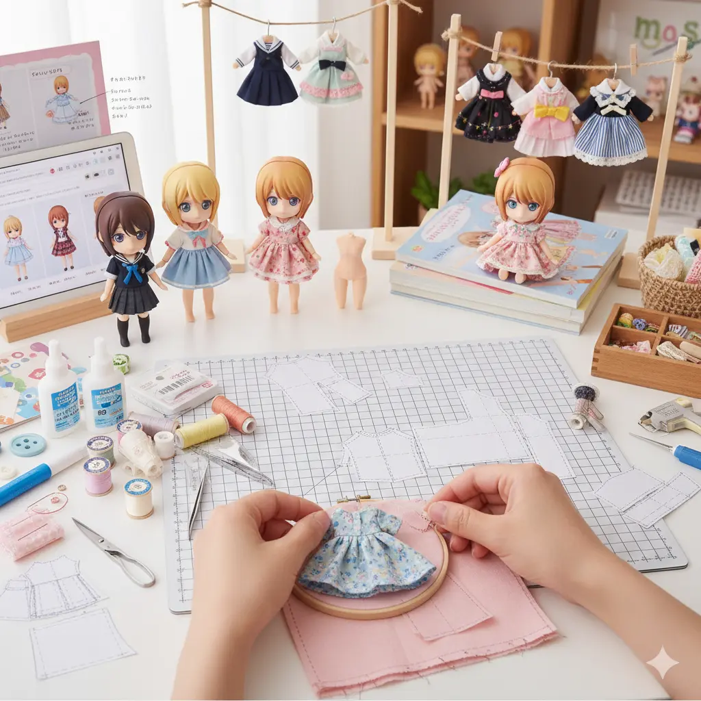 ねんどろいど服作り方の基本まとめ