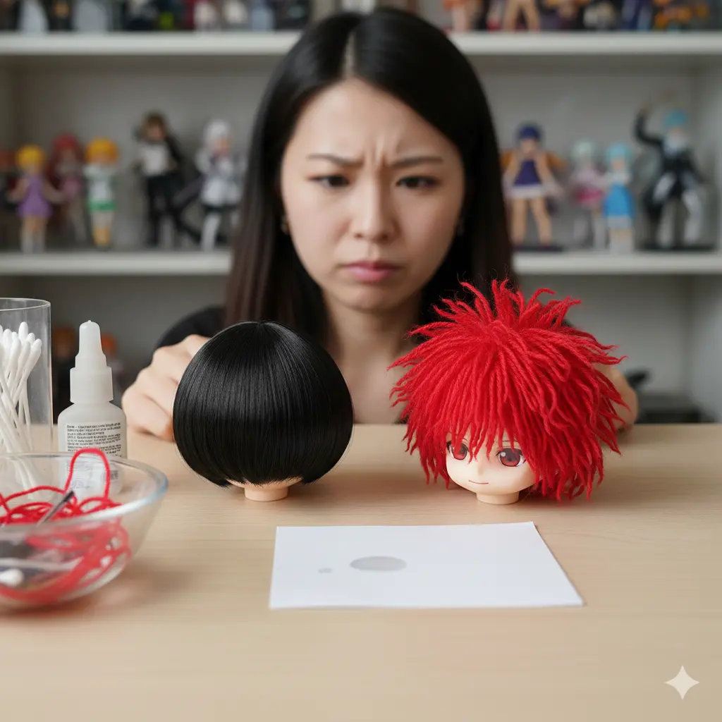 欠点も知る！ねんどろいどウィッグ作り方