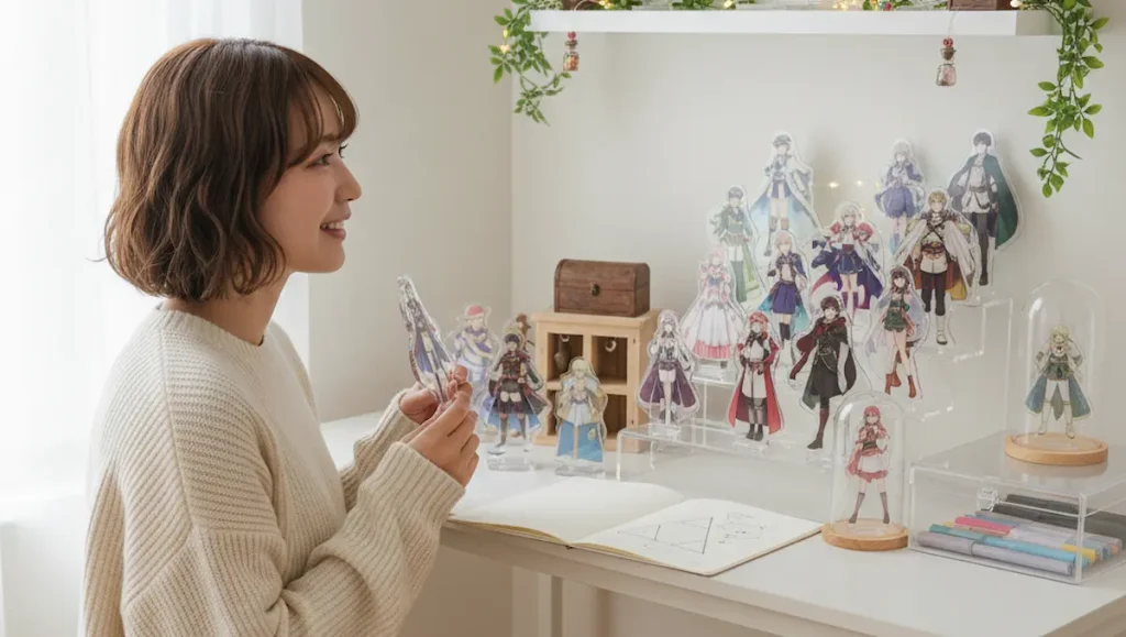 アクスタの並べ方ガイド：おしゃれな飾り方と収納術